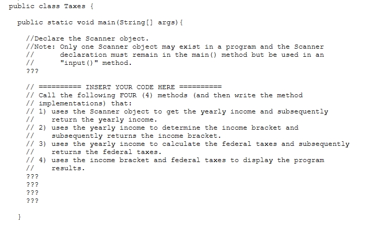 Solved DESCRIPTION: Write a program that displays the tax | Chegg.com