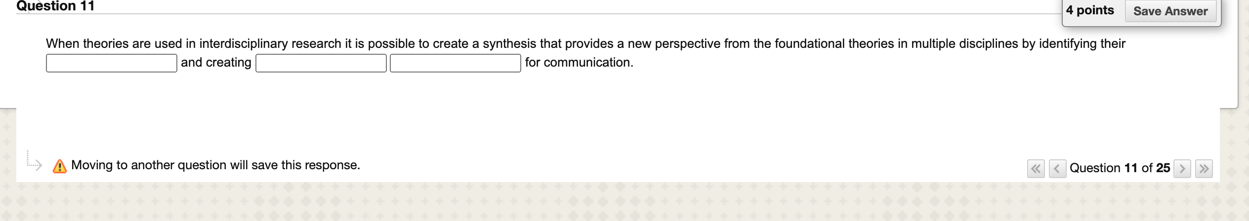 Solved Question 11 4 points Save Answer When theories are | Chegg.com