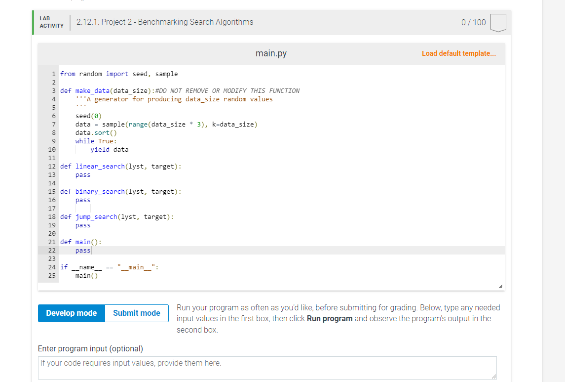 Solved Rather than focussing on a particular data structure, | Chegg.com