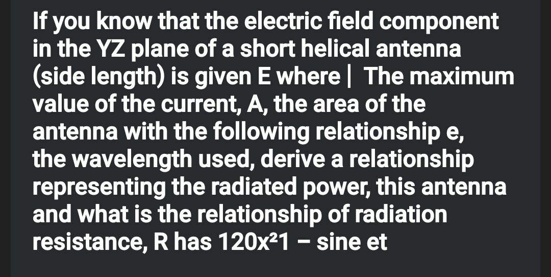 If You Know That The Electric Field Component In The | Chegg.com