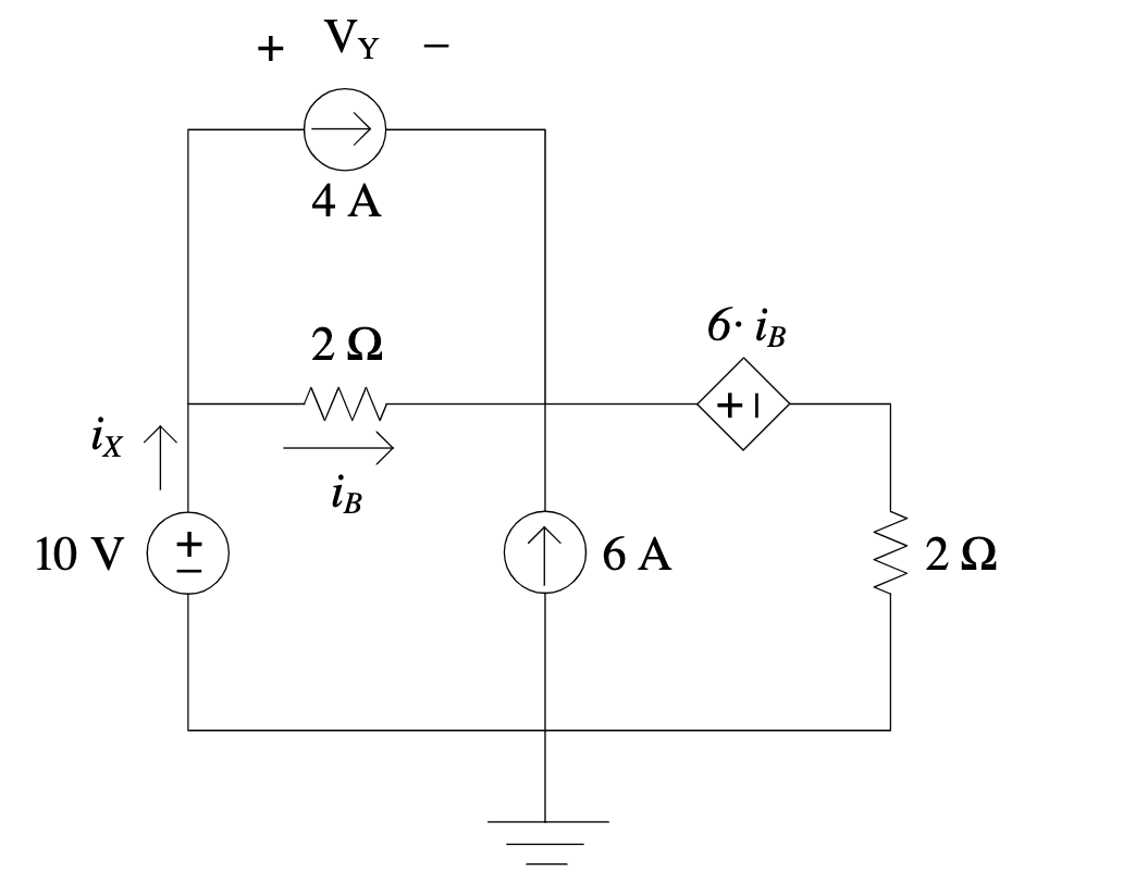 Solved Find ALL unknown values using both nodal & | Chegg.com