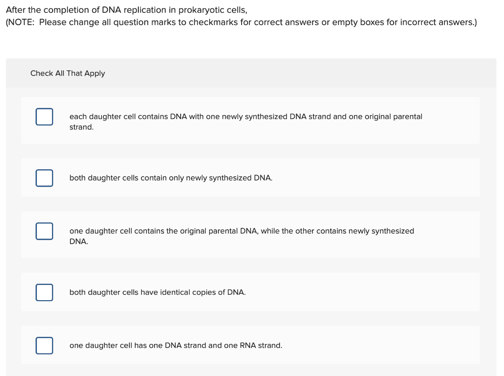Solved After the completion of DNA replication in | Chegg.com