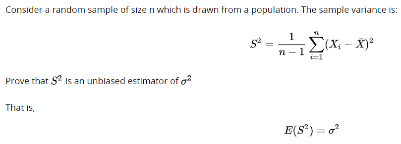 Solved Consider A Random Sample Of Size N Which Is Drawn Chegg Com