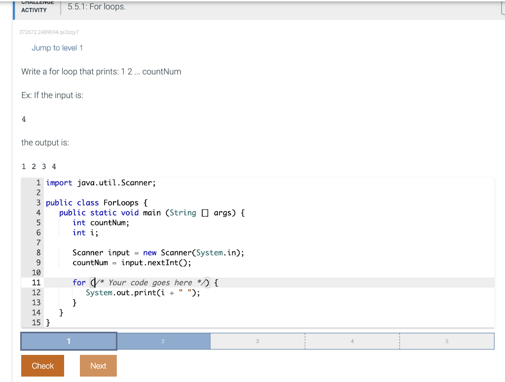 Solved UNALLENGE ACTIVITY 5.5.1: For loops. | Chegg.com