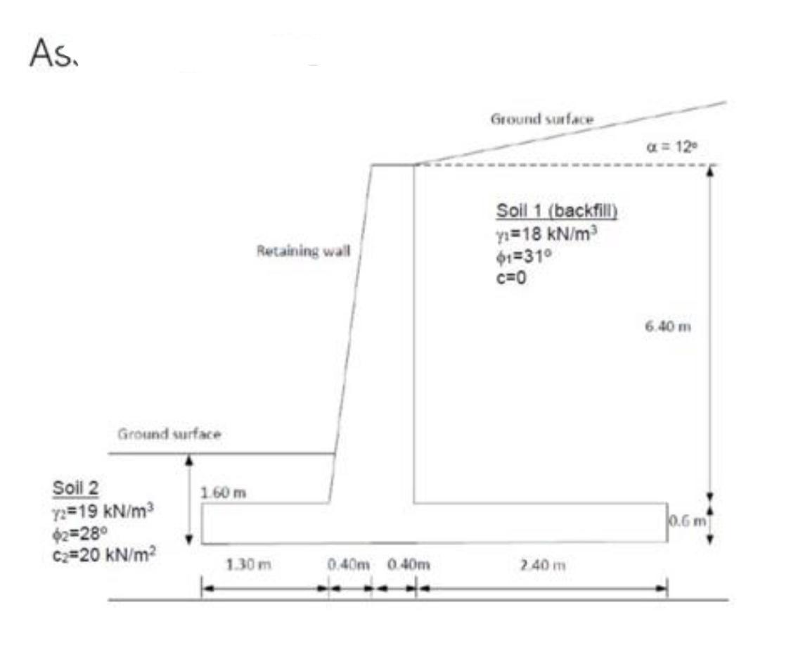 Solved Reffering To The Retaining Shown In The 