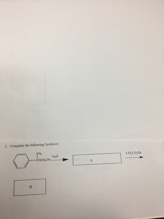 Solved Complete The Following Synthesis: | Chegg.com