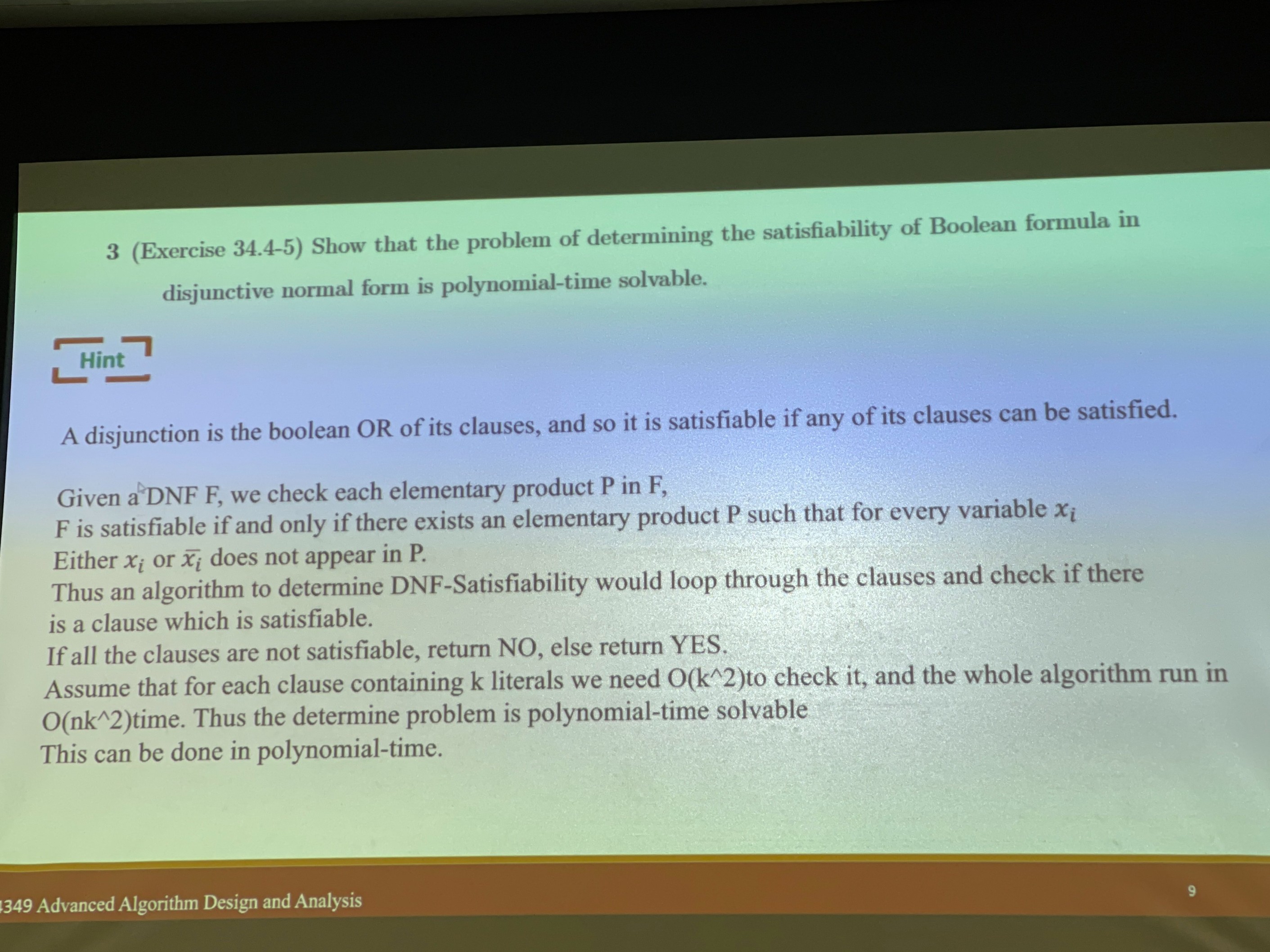 Solved 3 Exercise 344 5 Show That The Problem Of 0911