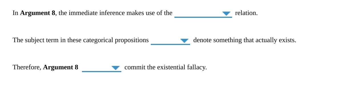 7. The Existential Fallacy The existential fallacy is | Chegg.com