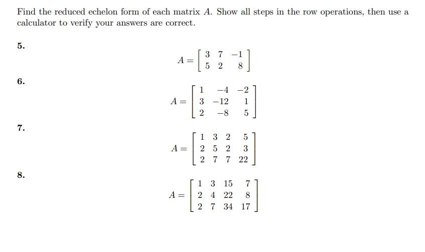 Matrix reduction deals calculator