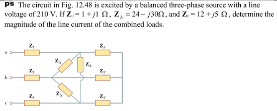 Solved ps The circuit in Fig. 12.48 is excited by a balanced | Chegg.com