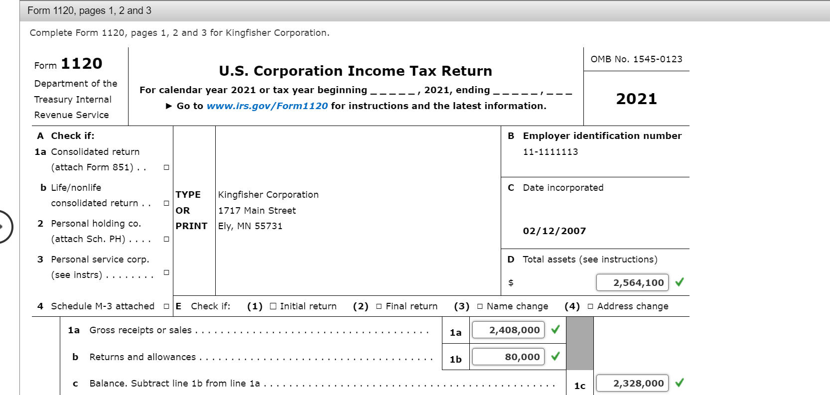 Note This problem is for the 2021 tax year. On