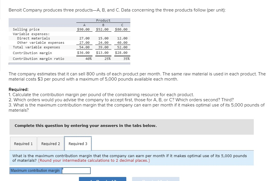 solved-benoit-company-produces-three-products-a-b-and-c-chegg