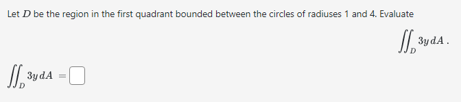 Solved Let D be the region in the first quadrant bounded | Chegg.com