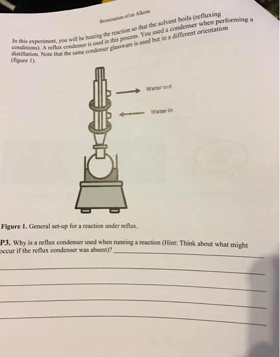 Solved In this experiment, will conditions). A reflux