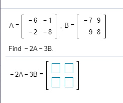 Solved Find - 2A- 3B. | Chegg.com