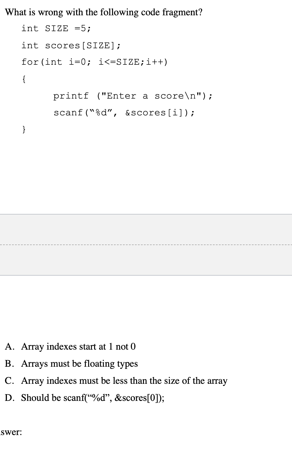 Solved What is the value of sum after the code below is | Chegg.com