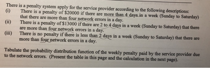 Solved 1. The number of network errors happened in a day on | Chegg.com