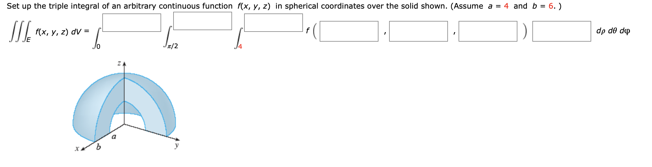 Solved Set Up The Triple Integral Of An Arbitrary | Chegg.com