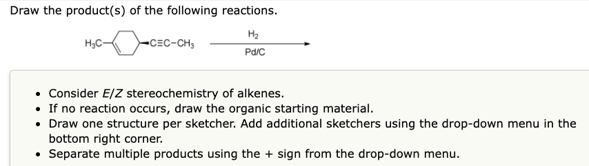 Solved Draw The Product(s) Of The Following Reactions. 