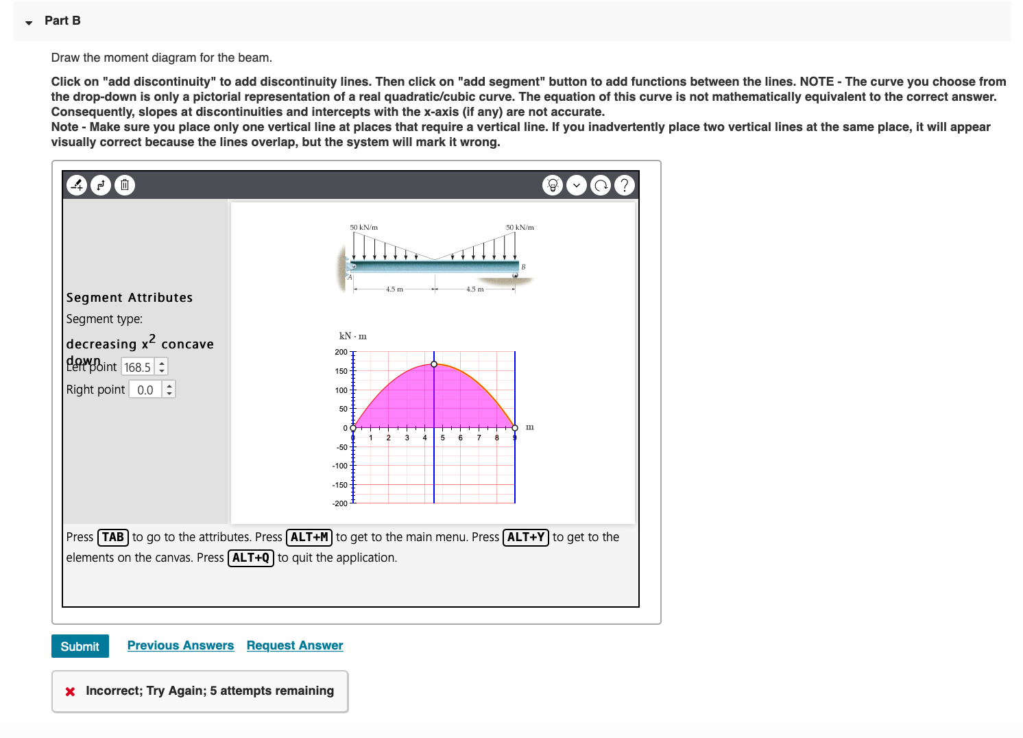 Solved Problem 6.37 7 of 9 > n Review A beam is shown in the | Chegg.com