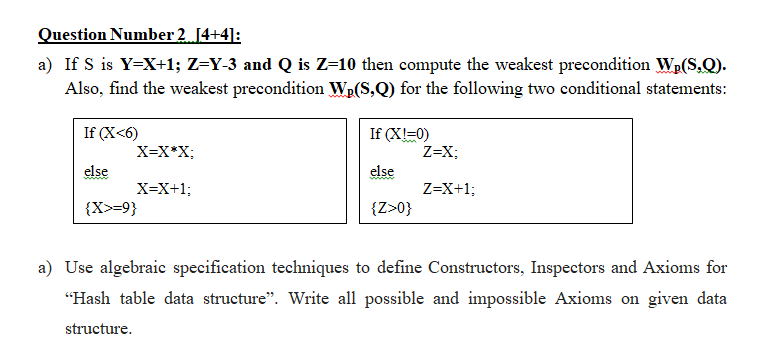 Question Number 2 4 4 A If S Is Y X 1 Z Y 3 And Chegg Com