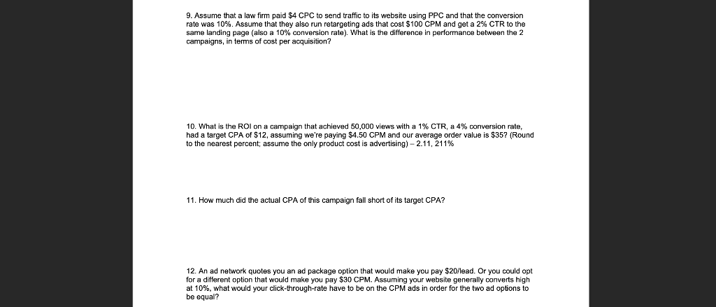 Free Internet Advertising Tool to Calculate CPM,CPC/PPC,CPA