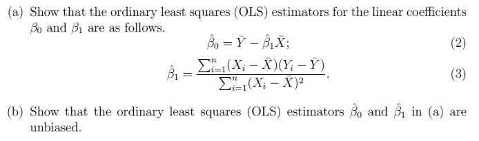 Solved Consider the following simple linear regression model | Chegg.com