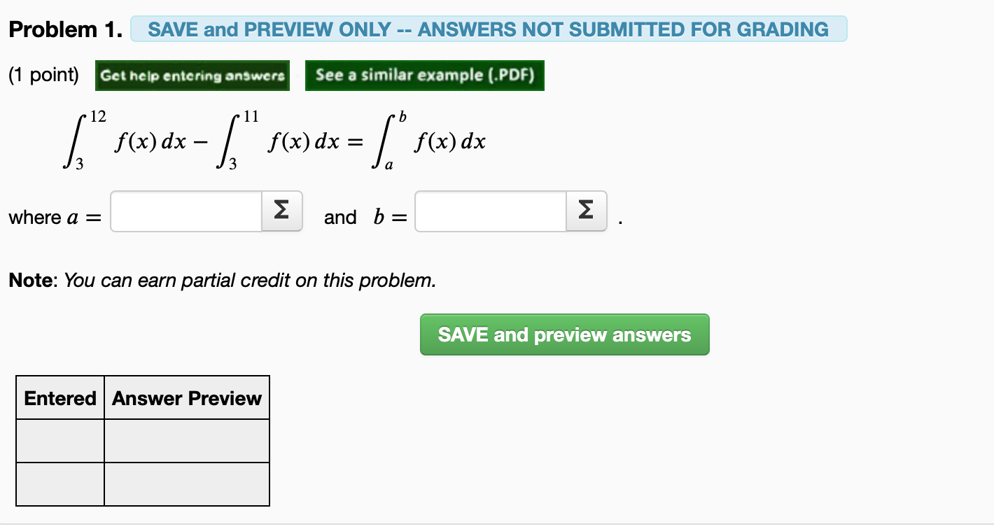 Solved Problem 1 Save And Preview Only Answers Not Chegg Solved Problem 1 Save And Preview Only Answers Not Chegg