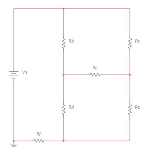 Solved Rb Rc Ra V1 Rd Re Rf Please refer to Figure 3. The | Chegg.com