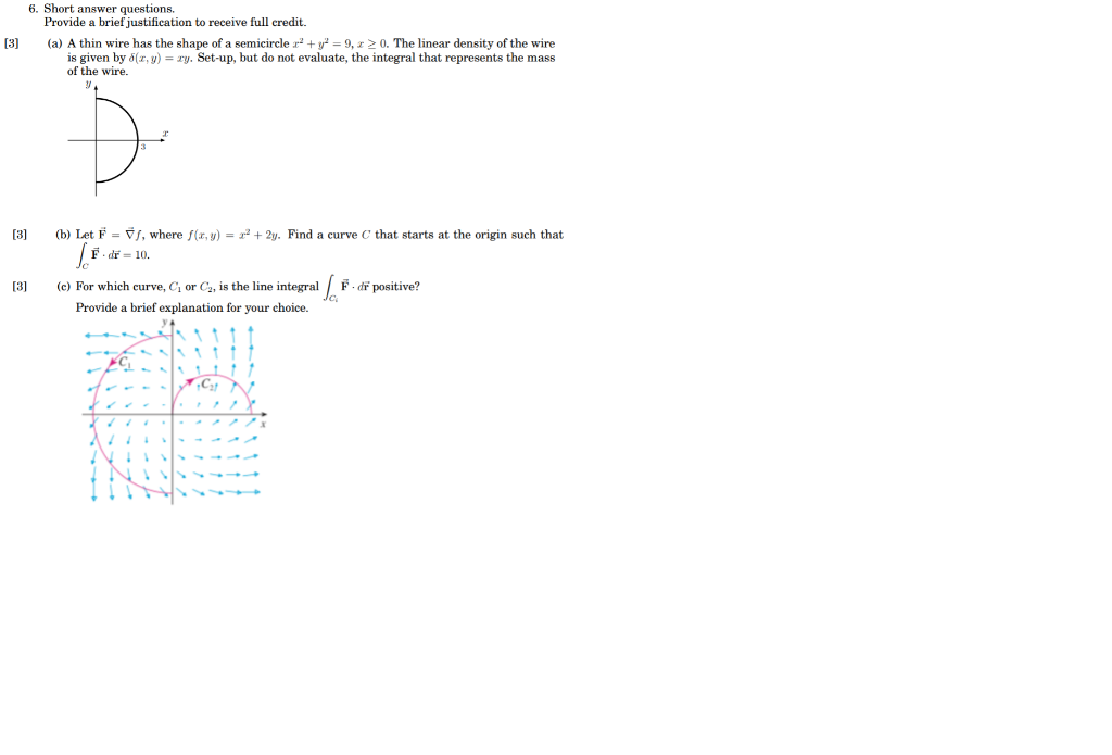 Solved [3] 6. Short Answer Questions. Provide A Brief | Chegg.com