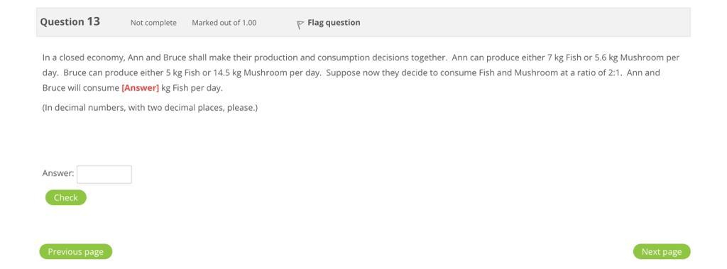 Solved Question 13 Not complete Marked out of 1,00 Flag | Chegg.com