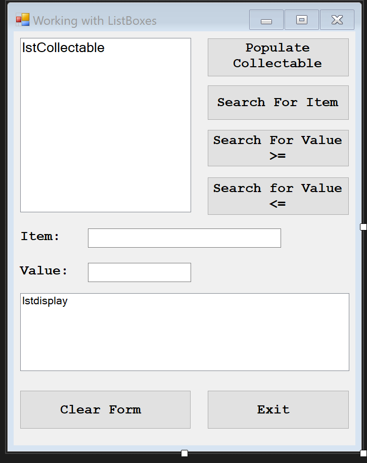 Solved I need help regarding my Visual Basic lab Can you | Chegg.com