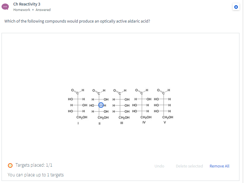 Solved Ch Reactivity 3 Homework Answered Which of the