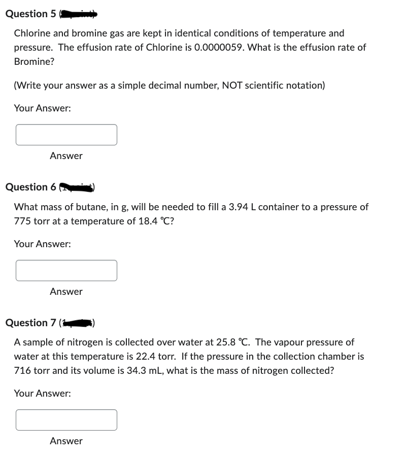 Solved Chlorine and bromine gas are kept in identical