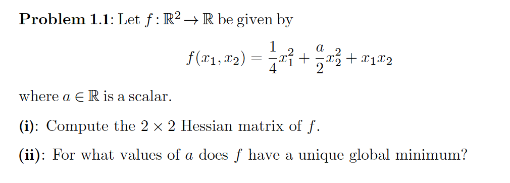 Solved Problem 1 1 Let F R2 R Be Given By F X1 X2