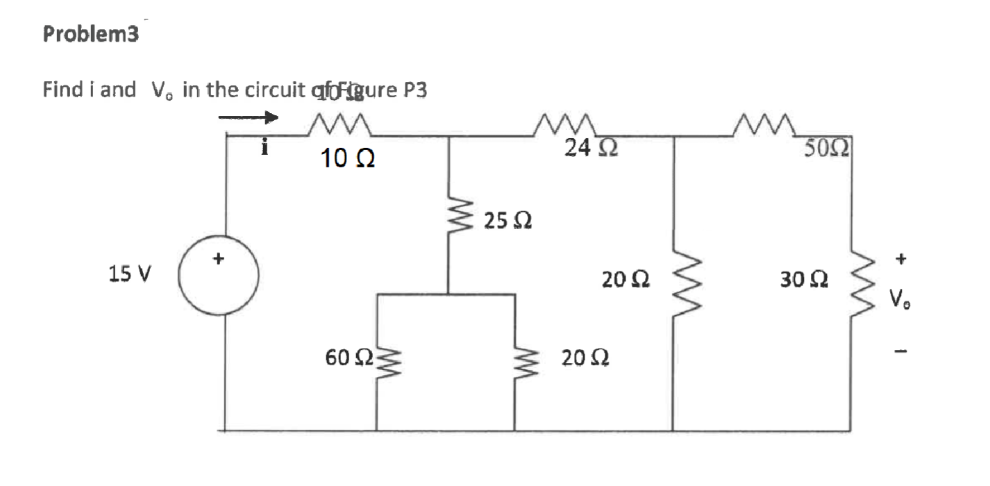 Solved Find i and V in tha rircilit rfframa D? | Chegg.com