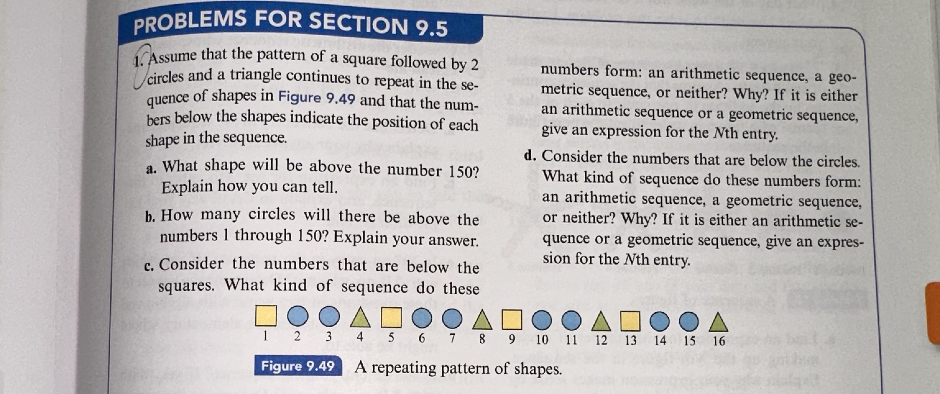 Solved 1. Assume that the pattern of a square followed by 2 | Chegg.com