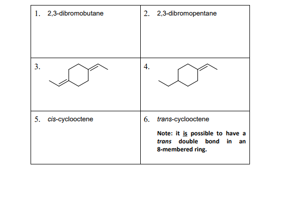 Solved Which of the following structures have chiral isomers | Chegg.com