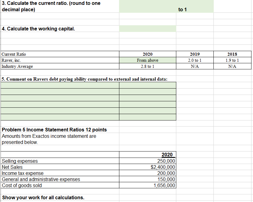 Solved Below are account balances for Raver, Inc. | Chegg.com