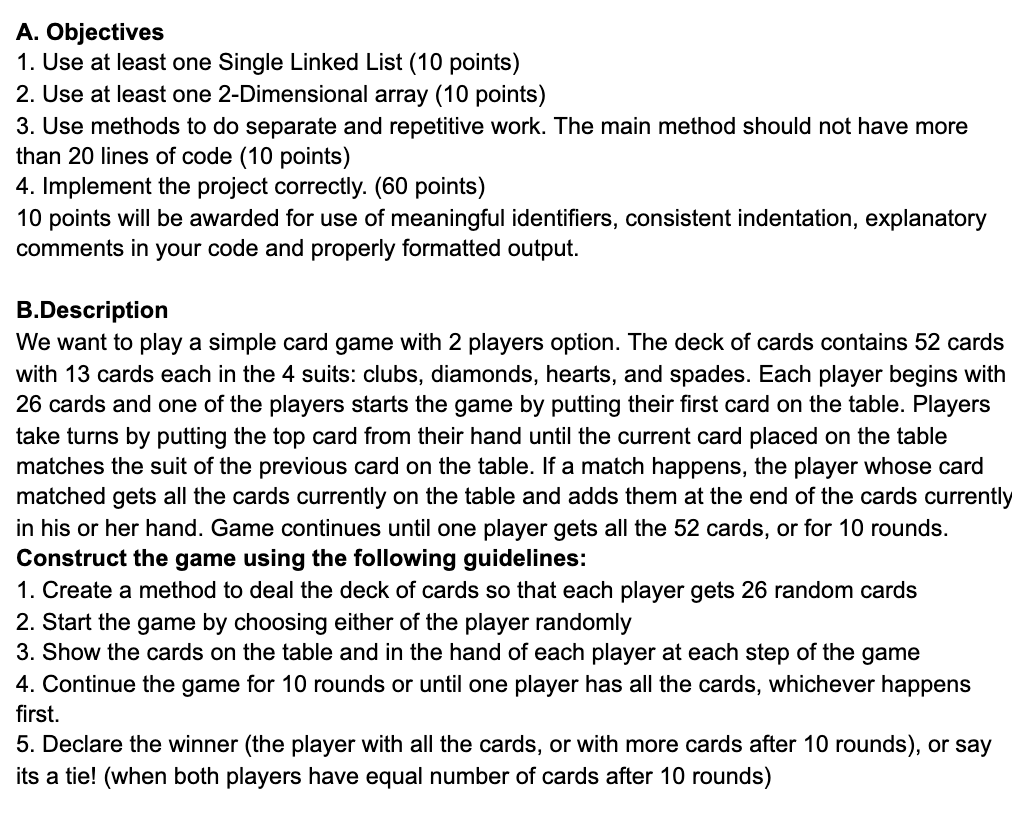 Solved I need someone to develop this code in Java as simple | Chegg.com