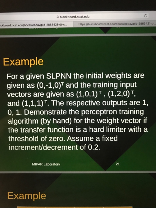 Solved 슬 blackboard.ncat.edu v/pid2883421dt...