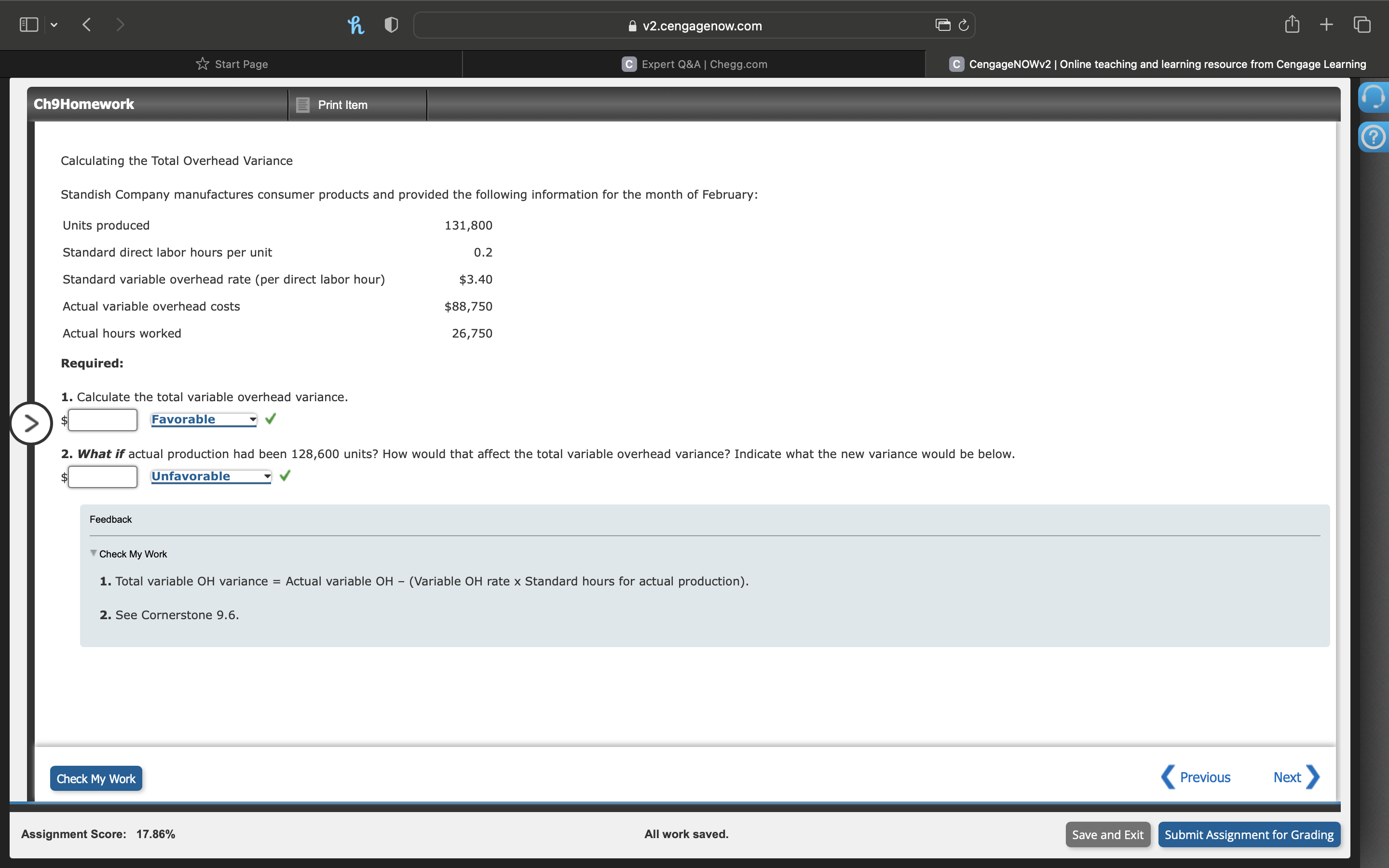 Solved Calculating the Fixed Overhead Spending and Volume | Chegg.com