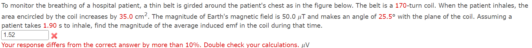 Solved To monitor the breathing of a hospital patient, a | Chegg.com