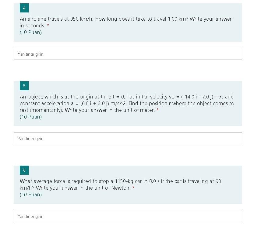 Solved An airplane travels at 950 km/h. How long does it | Chegg.com