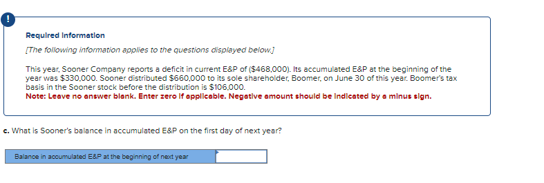 Solved Requlred Information [The following information | Chegg.com