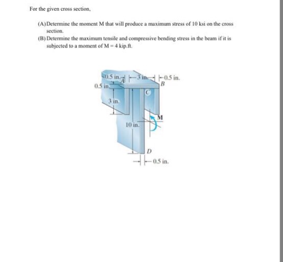 Solved Determine the moment M that will produce a maximum | Chegg.com