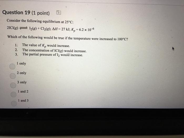 Solved Question 18 (1 point) Assume that the following | Chegg.com