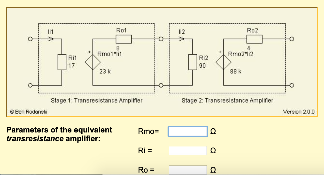 Solved Exercise 11.2: Cascaded Amplifiers Two Amplifiers Are | Chegg.com