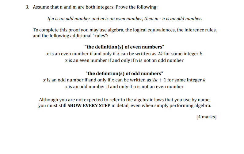 Solved 1 Using Only The Rules Of Inference And The Logic Chegg Com