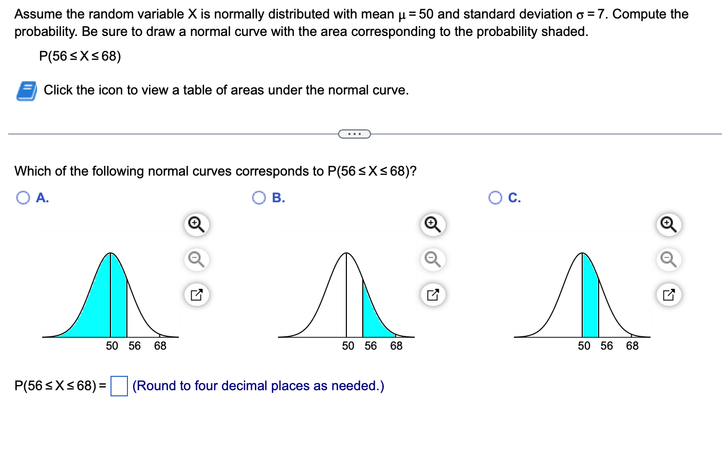 Solved Assume the random variable X is normally distributed | Chegg.com